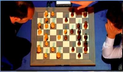 Magnus Carlsen en el París Grand Chess Tour (6ª ronda a 25’ + 10”)