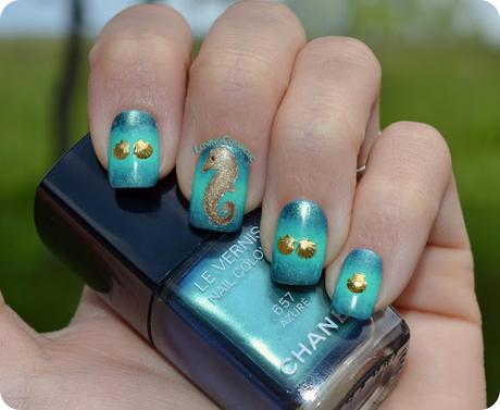 Nail Art - Caballito de Mar - ELYT Nail Art - Caballito de Mar - ELYT