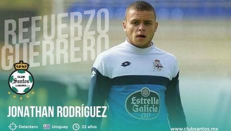 Jonathan Rodríguez, nuevo refuerzo de Santos Jonathan Rodríguez, nuevo refuerzo de Santos