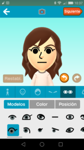 Miitomo ojos