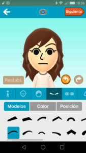 Miitomo cejas