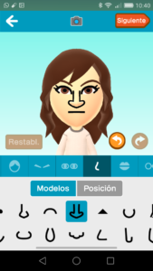 Miitomo nariz