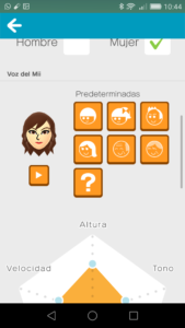 Miitomo voz