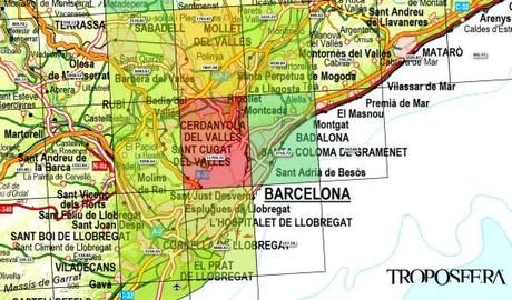 España: Mapa de emisiones de NOx (Inventario EMEP 2013)