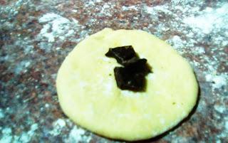 Colmena de bollitos de chocolate. Colmena de bollitos de chocolate.