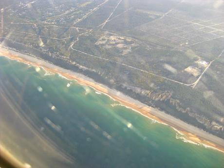Vista aérea de las Playas de Caparica cerca de Lisboa Lugares imprescindibles cerca de Lisboa