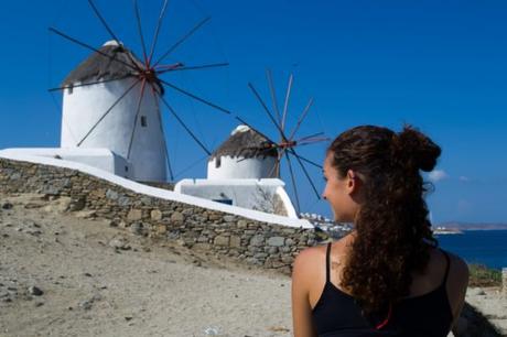 Los molinos de Mykonos Town