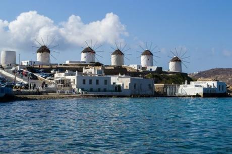 Los molinos de Mykonos Town