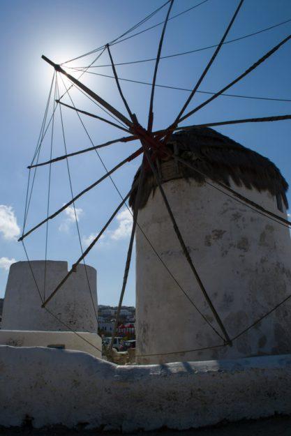 Los molinos de Mykonos Town