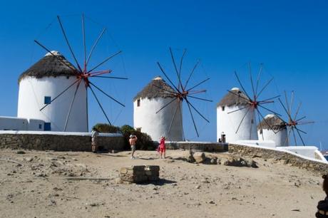 Los molinos de Mykonos Town