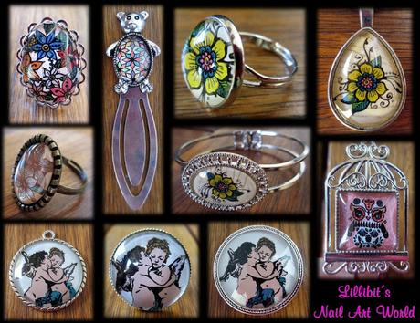 Complementos hechos con esmaltes (otra tanda) Complementos hechos con esmaltes (otra tanda)