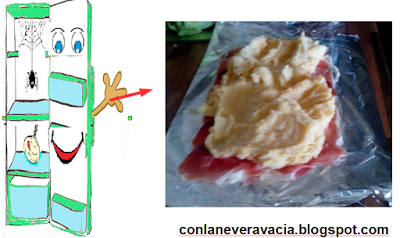 ROLLO DE JAMON SALADO CON PURÉ DE PATATAS