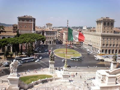 Il Vittoriano, el Duce, y la antigua Roma a nuestros pies... Il Vittoriano, el Duce, y la antigua Roma a nuestros pies...