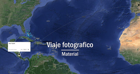 Material viaje fotográfico Material viaje fotográfico