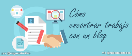 Cómo encontrar trabajo con un blog