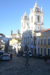 Salvador. Pelourinho de Noche y día.