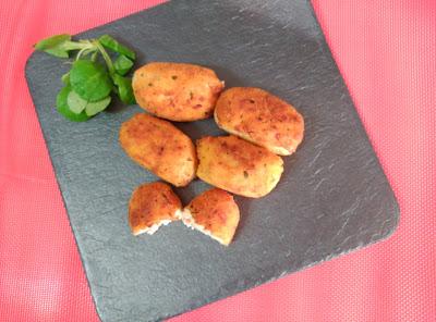 Croquetas gigantes de jamón