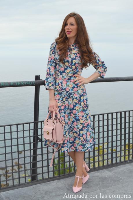 VESTIDO MIDI DE FLORES