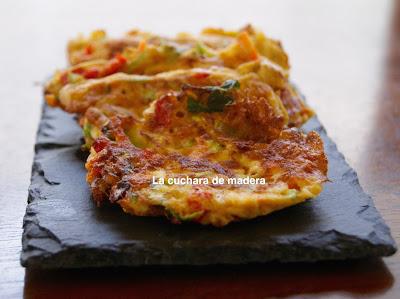 TORTAS DE VERDURAS Y ALMENDRAS