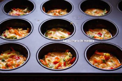 TORTAS DE VERDURAS Y ALMENDRAS