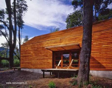 Modelos de casas de madera.