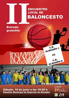 Mañana tendrá lugar el II Encuentro Local de Baloncesto en Almadén