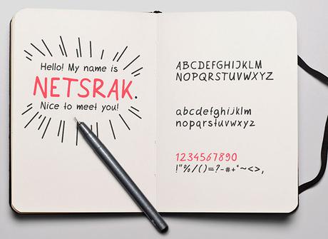 Netsrak_Free_Font