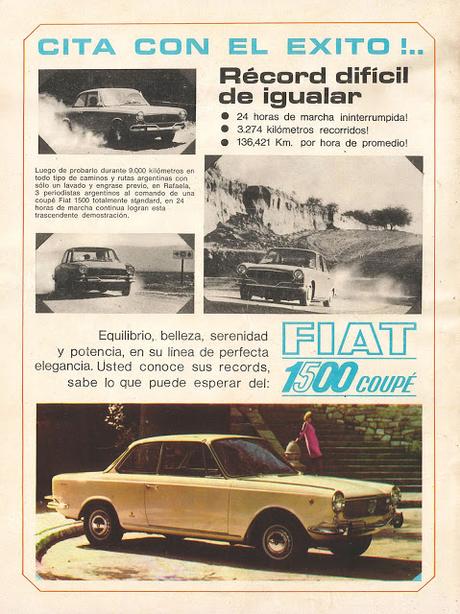 El récord del Fiat 1500 Coupé El récord del Fiat 1500 Coupé