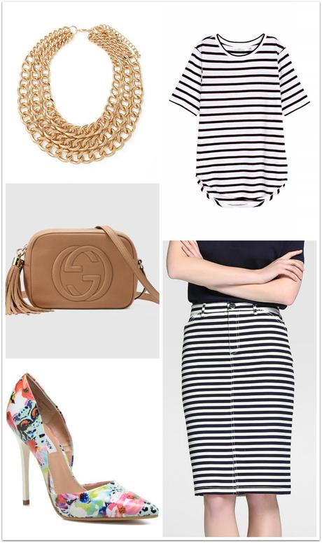 Look rayas sobre rayas Look rayas sobre rayas