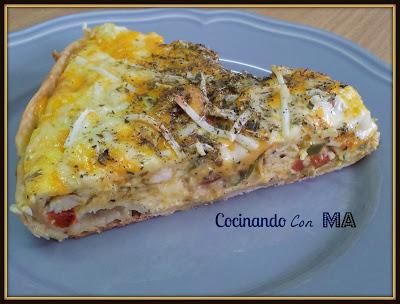 Quiché de Pollo y Cúrcuma