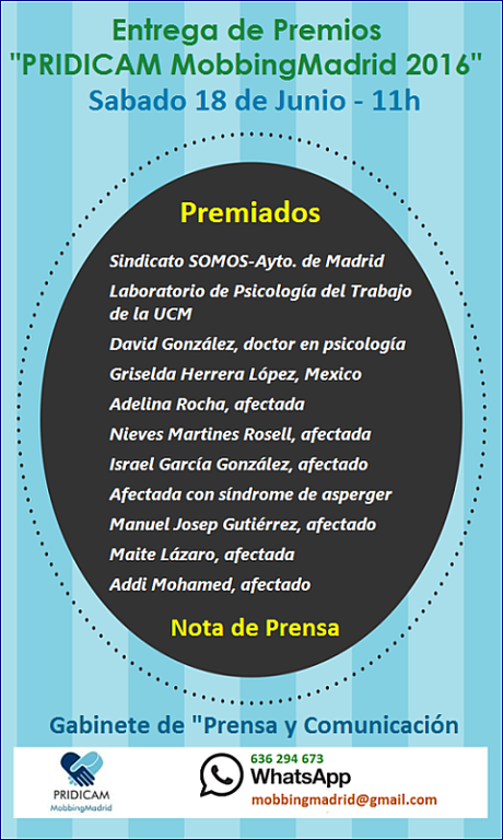 Entidades personas premiadas Premios 