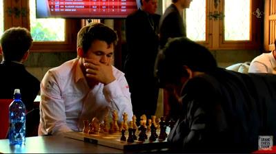 Magnus Carlsen en el Leuven (YourNextMove) Grand Chess Tour (1ª vuelta a Blitz - 5’ + 2”) Magnus Carlsen en el Leuven (YourNextMove) Grand Chess Tour (1ª vuelta a Blitz - 5’ + 2”)