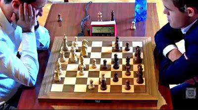 Magnus Carlsen en el Leuven (YourNextMove) Grand Chess Tour (1ª vuelta a Blitz - 5’ + 2”) Magnus Carlsen en el Leuven (YourNextMove) Grand Chess Tour (1ª vuelta a Blitz - 5’ + 2”)
