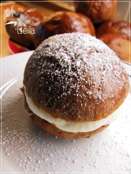 Semlor de chocolate