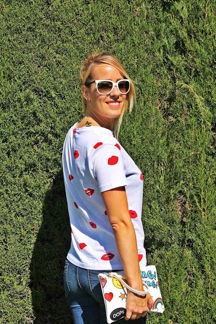 T-shirt Red Lips T-shirt Red Lips