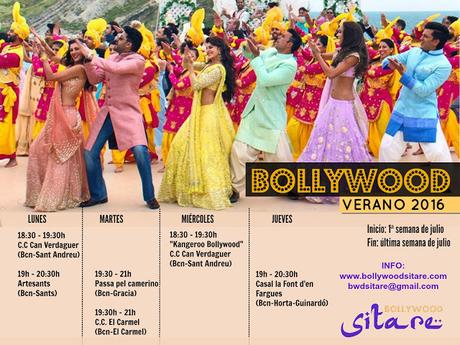 Clases de Bollywood en Barcelona-Verano 2016