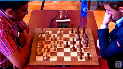 Magnus Carlsen en el Leuven (YourNextMove) Grand Chess Tour (2ª vuelta a Blitz - 5’ + 2”) Magnus Carlsen en el Leuven (YourNextMove) Grand Chess Tour (2ª vuelta a Blitz - 5’ + 2”)
