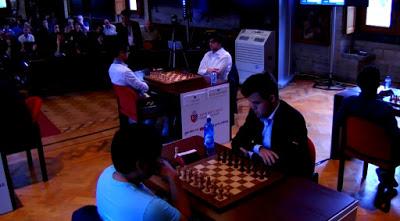 Magnus Carlsen en el Leuven (YourNextMove) Grand Chess Tour (2ª vuelta a Blitz - 5’ + 2”) Magnus Carlsen en el Leuven (YourNextMove) Grand Chess Tour (2ª vuelta a Blitz - 5’ + 2”)