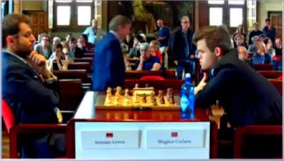 Magnus Carlsen en el Leuven (YourNextMove) Grand Chess Tour (2ª vuelta a Blitz - 5’ + 2”) Magnus Carlsen en el Leuven (YourNextMove) Grand Chess Tour (2ª vuelta a Blitz - 5’ + 2”)