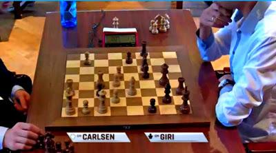 Magnus Carlsen en el Leuven (YourNextMove) Grand Chess Tour (2ª vuelta a Blitz - 5’ + 2”) Magnus Carlsen en el Leuven (YourNextMove) Grand Chess Tour (2ª vuelta a Blitz - 5’ + 2”)