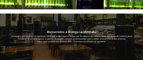 Texto de bodega la montaña, la gastroredactora copywriting, redaccion de textos, restaurantes, como escribir bien, como hacer un blog, bodega la montaña, restaurantes cantabria