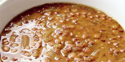 Lentejas con tocino Lentejas con tocino