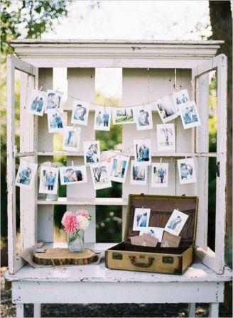 Ideas para colocar las fotos de tus invitados ac97771e3b9bc3721a184dde52147392