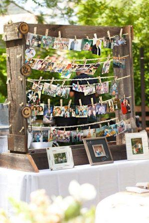 Ideas para colocar las fotos de tus invitados bc6c120e816d2b25d8646bb98cafc9f8