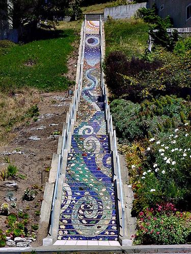 Escaleras al cielo... The 16th Avenue Tiled Steps Project