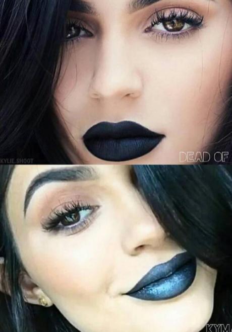 Kylie Jenner labios azules Kylie Jenner labios azules