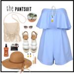 Pantsuit Summer hat by siempre bella quiero estar