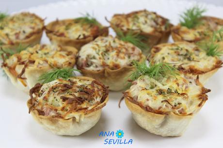 Cestitas sabor pizza Ana Sevilla con Thermomix Cestitas sabor pizza Ana Sevilla con Thermomix