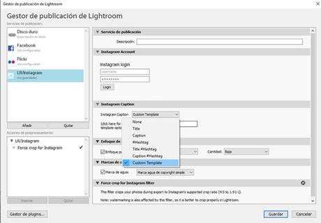 LR/Instagram, probamos el plugin que facilita publicar fotos desde Lightroom a Instagram Lrinstagram1