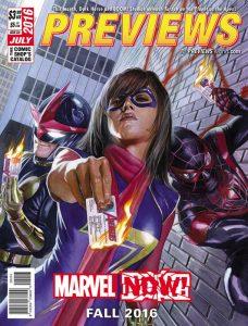 Los Vengadores adolescentes queman sus tarjetas en un adelanto de Alex Ross Alex Ross Previews Julio 2016